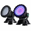 Luz submersível para aquário 12v, holofote multicolorido para aquário, fonte de jardim, tanque de peixes, iluminação led rgb com controle remoto 2738