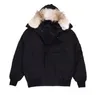 Designer Goosie Down Jacket CG Winter Fit Warm Canadas Vestes de luxe Ruff hommes chauds Goosing Coat Extérieur hiver taille unisexe XS-3XL 9IQ2