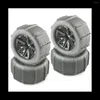 Jewelry Pouches 4Pcs 80Mm Snow Sand Tire Wheel For SCY 16101 16102 Pro 144001 144010 12428 124019 HBX 16889 SG1601 H16 16207