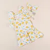 Dog Apparel Pet Dress Charming Flower Print Stylish Comfortable For Dogs Cats Princess Small Pets