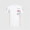 F1 terno de corrida de manga curta top downhill camiseta poliéster de secagem rápida pode ser personalizado para o verão men2439