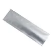 5 5 5 cm matowe worki metalowe pakiet metalowy ogrzewane woreczki Północne plastikowe folia aluminiowa otwarte torby górne 100pcs234a
