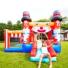 Clown Buttafuori Casa Gonfiabile Giochi da Salto Jumper per Bambini Giochi al Coperto all'Aperto con Ventilatore Scivolo Castello Regali per Feste di Compleanno Divertimento in Giardino Cortile