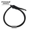 Bracelet Power Ionics WEAVE BAND unisexe étanche Ions et Germanium sport mode Bracelet lettrage gratuit cadeaux 230915