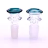 negozio di fumo narghilè 14mm 18mm Ciotole di vetro Mix colore Bong Bowl Pezzo maschile per pipa ad acqua Accessori per fumatori ZZ