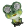 Garden Decorations Solar Powered Outdoor Frog Shaped Light Up Path Ornament