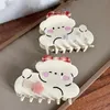 Cute Bowknot Dog Animal Acetate Hair Claw for Women Girls Crab Hair Clip Personality Barrettes Hair Accessories