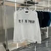 Herrtröja designer hoodie långärmad t -shirt bomull runda nacke tröja män kvinnor tröjor förlorar pullover päls stort