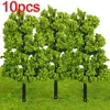 Garden Decorations Model Trees Landscape Layout Props Scenery Simulation Artificial Decoration Display Green Mini Plastic Resin