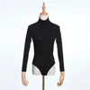 Женские комбинезоны Romper High Neck Ultra Low Back Bodysuit 230914