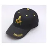 Ball Caps Nieuwe Borduren Vrijmetselaars Baseball Cap Heren Mason Symbool G Templar Metselwerk Hoed Dames Leger Marine Militaire Snapbacktrucker Dad Drop Dhdtk