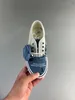 2023 Designer Skateboard Shoes for Men Women Fashion Jean Sneakers Blue Size35-44