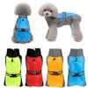 Dog Collars Leashes Raincoat Winter Clothes Waterproof Reflective Coat Jacket Hoodies Puppy For Small Large Dogs Pet Supplies 230915