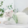 Vêtements pour chiens Jupe pour animaux de compagnie Été Marionnette Dentelle Jarretelle Princesse Robe respirante avec laisse Boucle Costume de chat