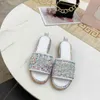 Designer Women Slippers Flat Sandals Summer Brand Shoes Classic Beach Sandals Women High Quality Woven Slippers Multi Color Fashion Letter Slippers 35-42