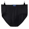 Underpants 4Pcs Man Undergarment Big Size Underwear Boys Solid Color Panties Stretch Classic Briefs Pouch Shorts Oversize XL 8XL 230914