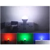 LED-Lampen RGBW E27 E26 E14 BBS Licht 5W RGB-Lichter für Weihnachtsbeleuchtung IR-Fernbedienung Drop Delivery Tubes Dhukh