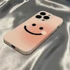 Чехлы для мобильных телефонов Halo Dyed Pink Smiling Face Подходит для чехла для телефона 14, новый чехол для iPhone 12 promax Film Case 13, жесткий чехол Q230915