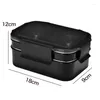 Dinnerware TUUTH Lunch Box Stainless Steel Double Layer Container BPA Free Portable For Kids Picnic School Bento