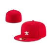 2024 Dopasowane czapki Designer Kapelusz Regulowane BABKBALL WSZYSTKIE Drużyna UNISEX Outdoor Sport Letter Flat For Men Kobiety Pełny zamknięty rozmiar 7-8