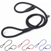 3 kleuren Hele hondenriemen Sliptouw Lead Leash Sterke, zware gevlochten touwen Geen trektraining Leidt Halsband voor medium groot 237N