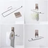 Crochets Rails 2pcs Hanging Toilet Paper Holder Roll Punch Salle Bathroom Tail Rack Stand Kitchen Home Storage Drop Livraison Garden Garderie DHSDP