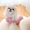 Hundkläder laciness rosa prinsessan klänning hundkläder elegant fest liten klädkatt sommar tunn neddy chihuahua cuteclothes grossist