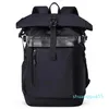 Backpack Rolling Top Quality Tear-resistant Hiking Sport Rucksack School Causal Hasp For Men