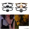 Earrings Necklace Dropship Long Distance Couple Smart Bracelet Bluetooth-Compatible Connectionearrings Drop Delivery Jewelry Sets Dhus8