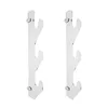 Hooks & Rails 1pair Portable Home Decor For Katana Easy Install Display Stand With Screw Universal Wall Mounted Acrylic Sword Rack279q