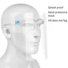 300 pièces lunettes transparentes bouclier facial complet masque de protection en plastique Transparent Anti-buée protection faciale anti270n