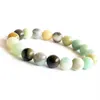 MG1180 10mm Natural Amazonite Armband Mens Yoga Mala Armband Lycka till Lycka Bönsmycken Insomnia Armband Mens Gift304V