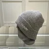 Bonnet tricoté classique pour femmes, bonnet chaud et solide, lettres brodées, bonnets d'hiver, doux et chaud, casquettes de crâne pour hommes, 6 couleurs -6