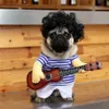 Guitar Clothes Puppy Coats Small Medium Dog Pug French Bulldog Pet Cat Clothing Funny Costumes for Dogs 201109259f