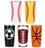 20oz Béisbol Vaso Tazas Softbol Baloncesto Fútbol Tazas de acero inoxidable Viajes Coche Tazas de cerveza Tazas aisladas al vacío FY5984