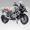 Diecast Model Car 1 12 R1250GS ADV ALLOY DIEキャストモーターサイクルモデルのおもちゃ車コレクションサウンドとライトオフオートサイクルおもちゃ車230915