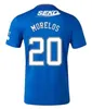 2024 2025 GLASGOW RANGERS Maglie da calcio Hagi Davis a casa via Sakala Kent Tavernier Morelos Colak Hogan 3 ° 24 25 Kit di camicia da tiro da uomo e da giocatore per bambini da calcio