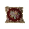 Pillow National Woven Cross-stitch Embroidery For Leaning On Floss Needlepoint Renaissance