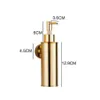 SUS 304 Bath Hand Soap Dispenser Bathroom Liquid Shampoo Bottle Storage Wall Mount Box Holder Stainless Steel Gold Chrome Black287H