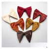 ネックタイリイウェイadt veet bowtie cravats big bow for women men solid butterflyソフトパーティー紳士gentlematasドロップデリバリーファッションdh5wc