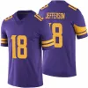 Maglia Min18 Jefferson Football 4 Dalvin Cook 19 Adam Thielen 22 Harrison Smith 8 Kirk Cousins 99 Danielle Hunter Randy