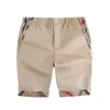 2023 Gentleman Style Summer Boys Plaid Shorts barn knapp avslappnad mittbyxor barn kläder barnkläder 2-8 år