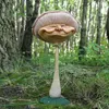 Statue de champignon en forme de champignon, décorations de jardin, ornements amusants, visage humain, décoration de pelouse extérieure, Figurines T8G8