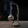 Novelty Items 1PC Creative Antique Hollow Dragon Hanging Backflow Incense Metal Coil Holder Aromatherapy Censer Gift Home Decor 230915