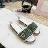 Designer Women Slippers Flat Sandals Summer Brand Shoes Classic Beach Sandals Women High Quality Woven Slippers Multi Color Fashion Letter Slippers 35-42