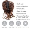 Synthetic Wigs Synthetic Hair Clip Messy Curly hair wigs for women Bun Claw Chignon Hairpiece for Women Fake hair 230914