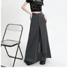 Kadın pantolon s süper gevşek geniş bacak pantolonları bahar yaz sokak tarzı gündelik moda düz bol siyah kadın 230914
