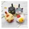 Novel Games Toys Decompression Squeeze Angry Fat Cat Release Pressure TPR Toy for Kids and ADT 6.5x10x8.5cm Drop Leverans DHI4Z