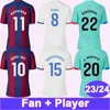 23 24 Barcelona Lewandowski Ferran Mens Soccer Josteys Fans Player Marcos A. S.Roberto Ansu Fati Gavi Raphinha Home Away 3rd Football Shirts