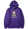 Psycho Bunny polaire femme à capuche à capuche créateur de mode pull sweats automne hiver décontracté veste streetwear de haute qualité à capuche en plein air